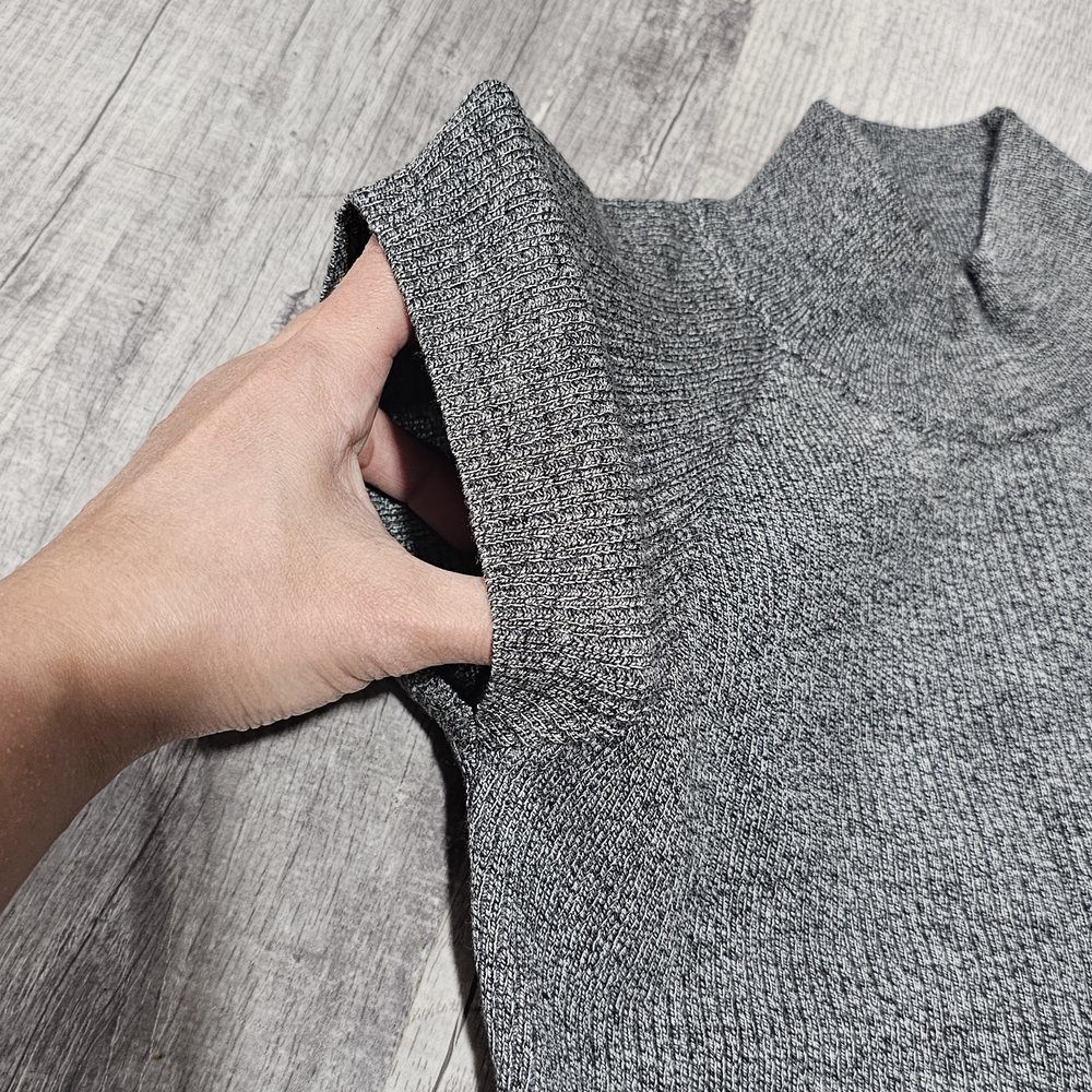 Grey Ribbed Maxi Dress - Picture 6 of 8